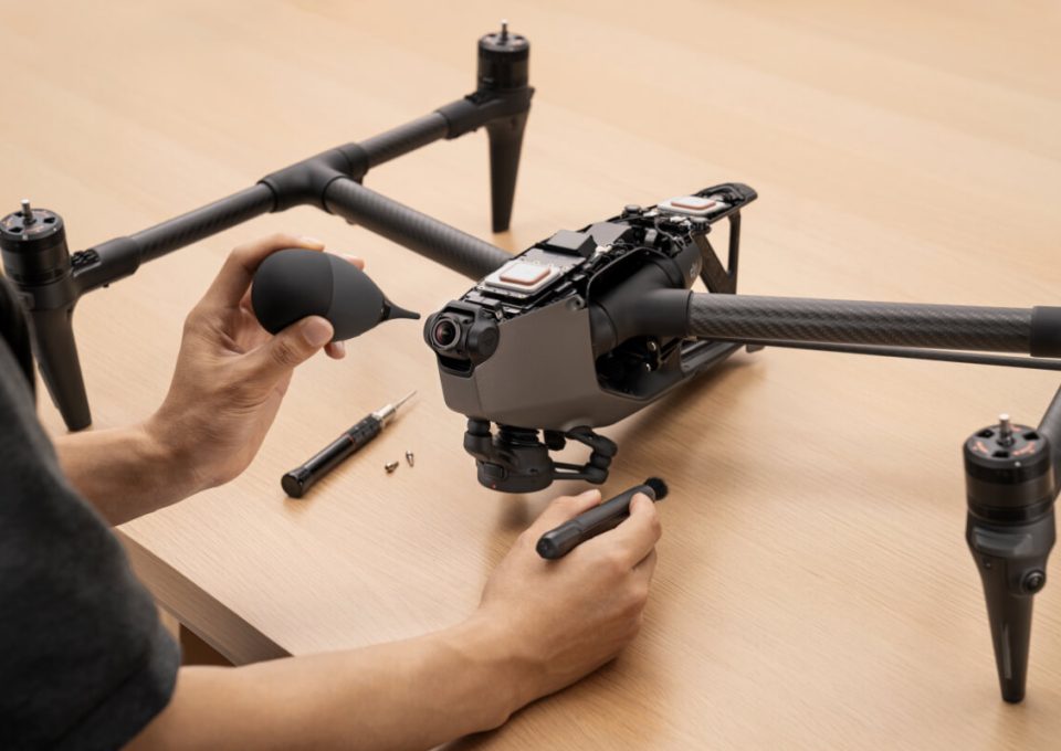 vệ sinh drone